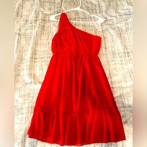 One shoulder sun dress